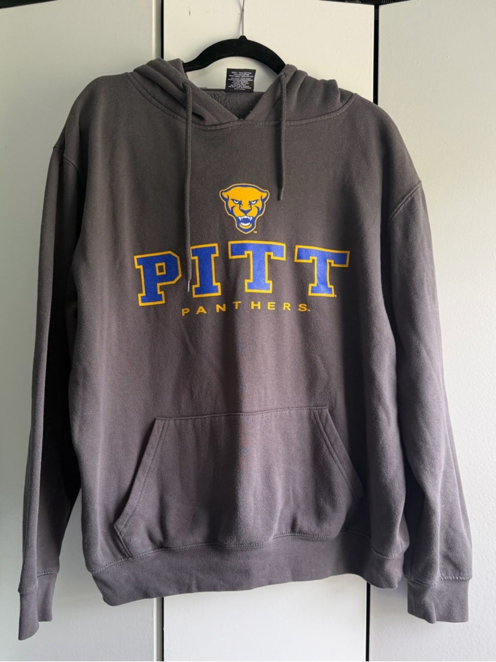 PITT Panthers Gray Crewneck Hoodie